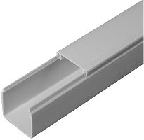 Кабель-канал Промрукав 25x25мм (2000мм) серый (уп. 48м). картинка